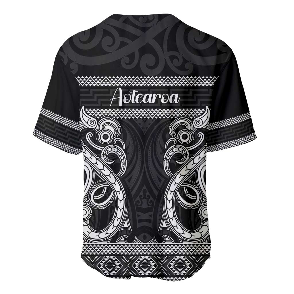 Kia Ora New Zealand Baseball Jersey Maori Language Week Pango Taniko Motif - Vibe Hoodie