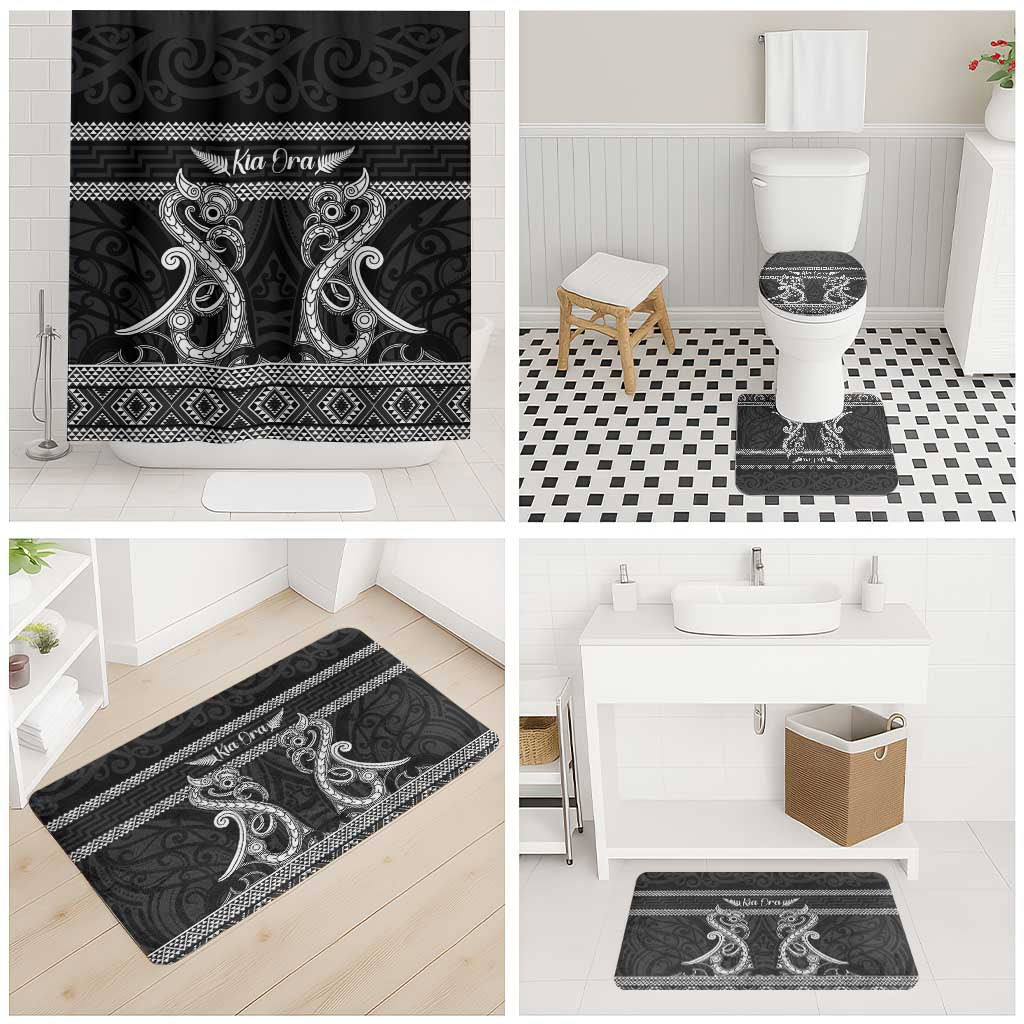 Kia Ora New Zealand Bathroom Set Maori Language Week Pango Taniko Motif - Vibe Hoodie