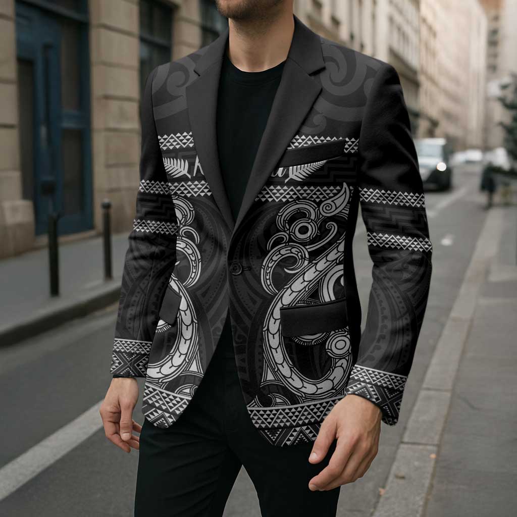 Kia Ora New Zealand Blazer Maori Language Week Pango Taniko Motif - Vibe Hoodie