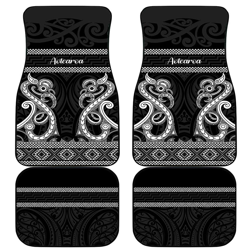 Kia Ora New Zealand Car Mats Maori Language Week Pango Taniko Motif - Vibe Hoodie