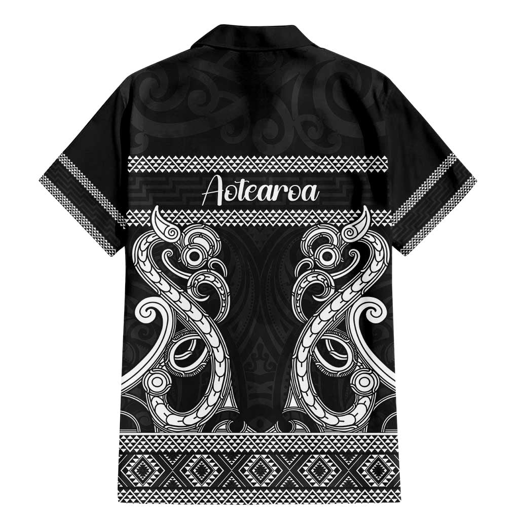 Kia Ora New Zealand Family Matching Mermaid Dress and Hawaiian Shirt Maori Language Week Pango Taniko Motif - Vibe Hoodie