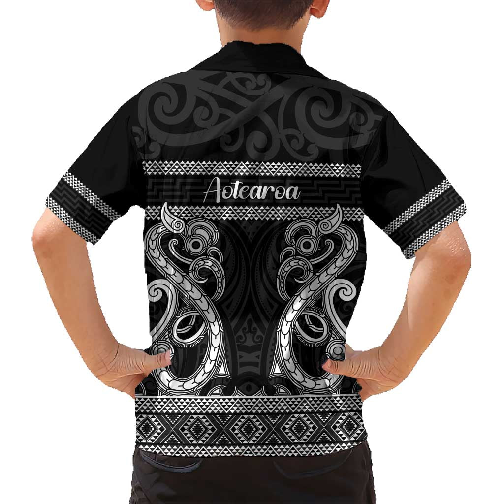 Kia Ora New Zealand Hawaiian Shirt Maori Language Week Pango Taniko Motif - Vibe Hoodie
