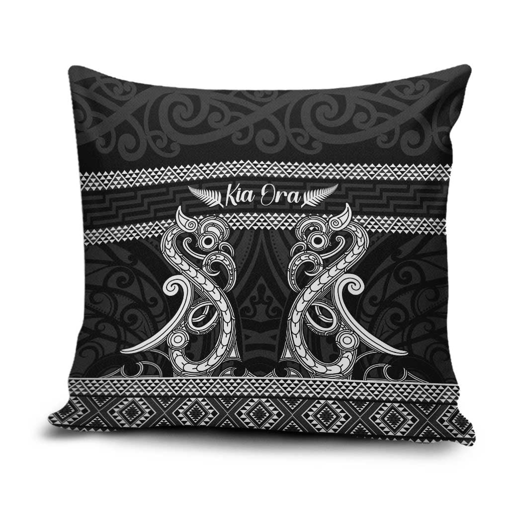 Kia Ora New Zealand Pillow Cover Maori Language Week Pango Taniko Motif - Vibe Hoodie