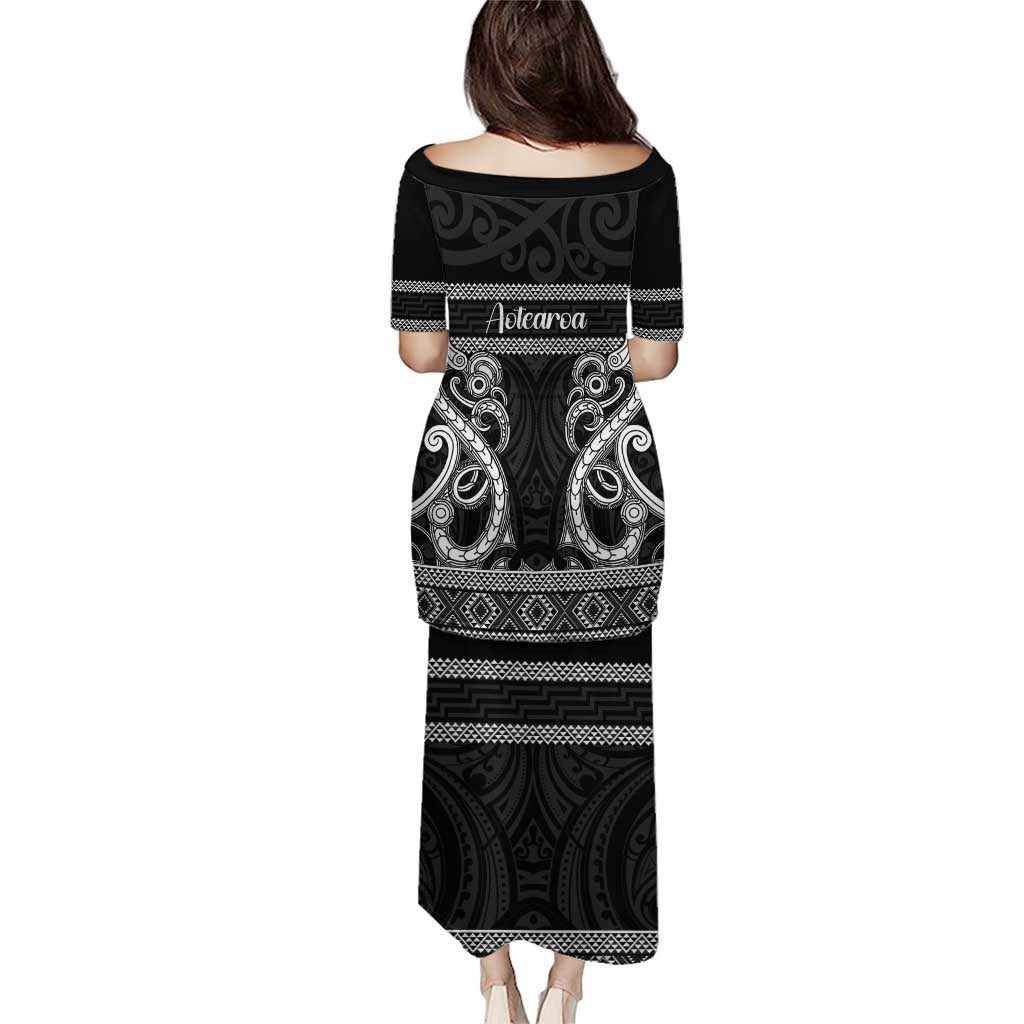 Kia Ora New Zealand Puletasi Maori Language Week Pango Taniko Motif - Vibe Hoodie