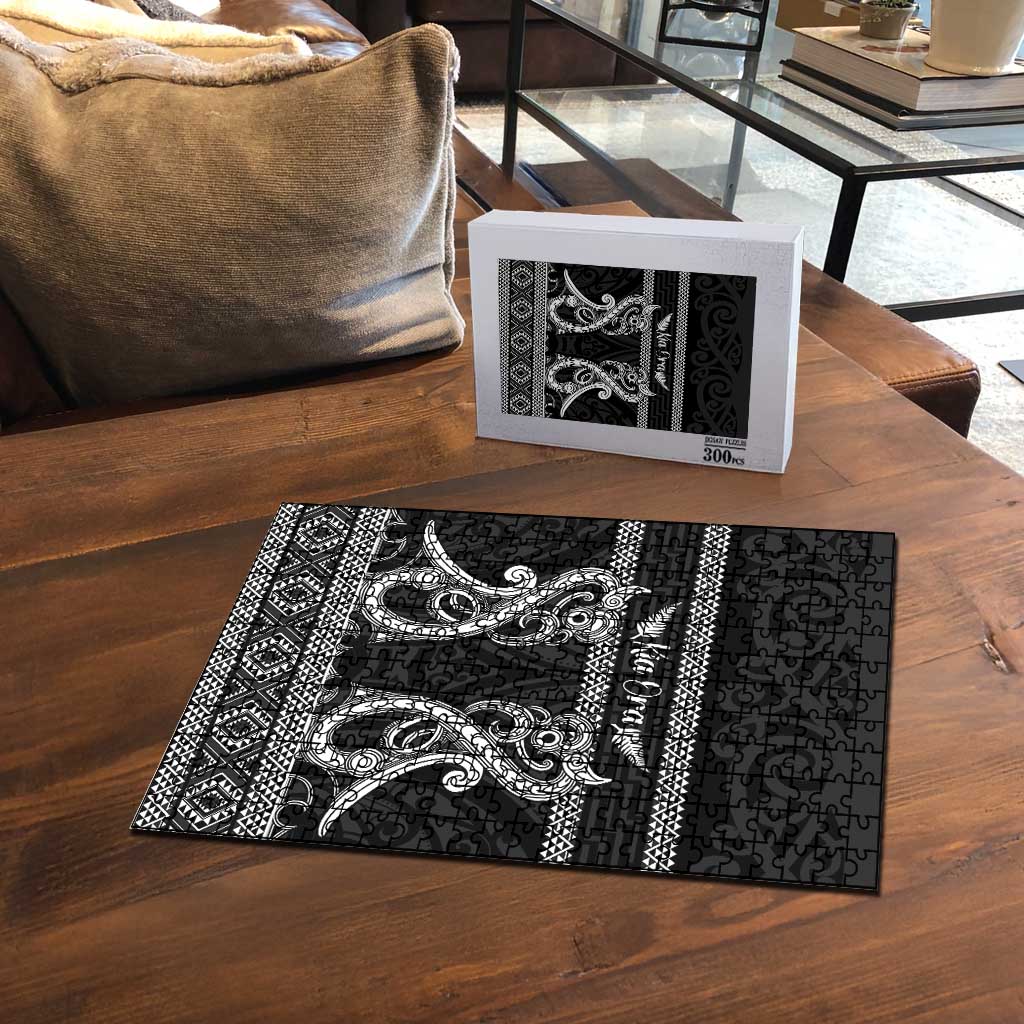 Kia Ora New Zealand Puzzle Maori Language Week Pango Taniko Motif - Vibe Hoodie