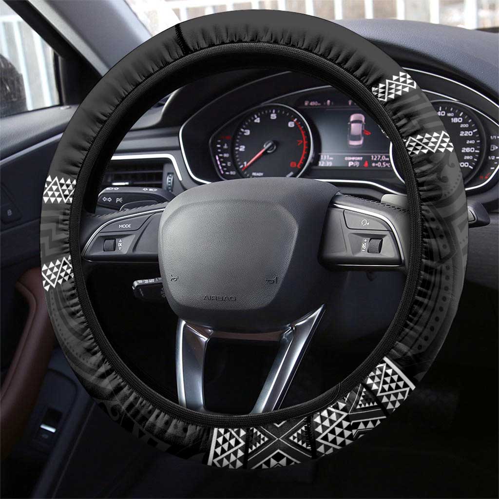 Kia Ora New Zealand Steering Wheel Cover Maori Language Week Pango Taniko Motif - Vibe Hoodie