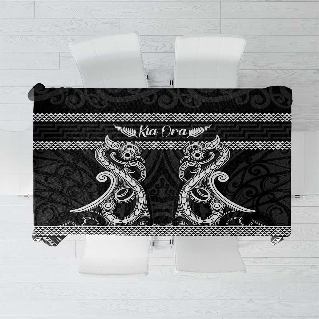 Kia Ora New Zealand Tablecloth Maori Language Week Pango Taniko Motif - Vibe Hoodie