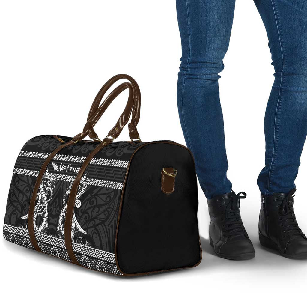 Kia Ora New Zealand Travel Bag Maori Language Week Pango Taniko Motif - Vibe Hoodie