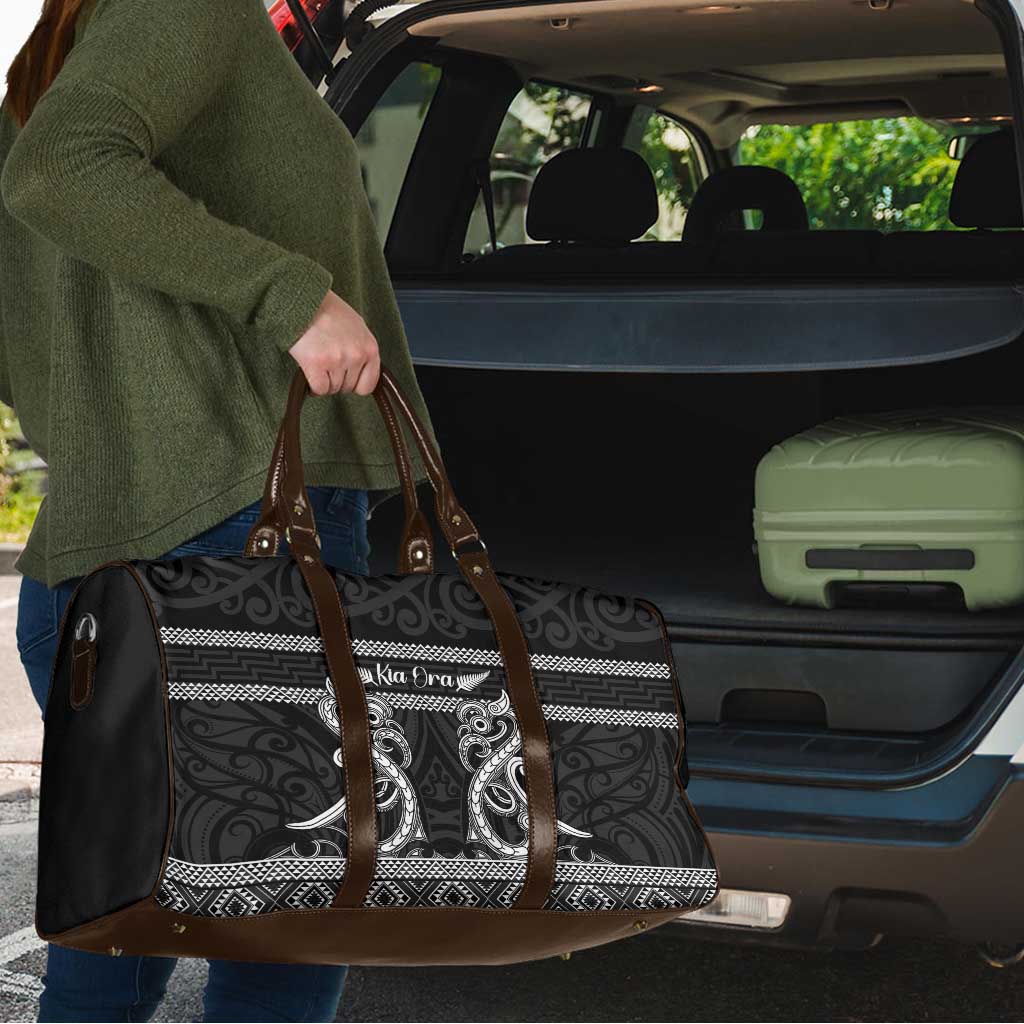 Kia Ora New Zealand Travel Bag Maori Language Week Pango Taniko Motif - Vibe Hoodie