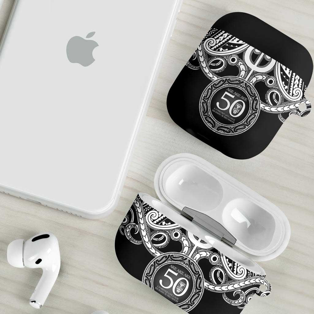 Kia Kaha Te Reo Maori New Zealand AirPods Case 50th Anniversary Ake Ake Ake - Vibe Hoodie