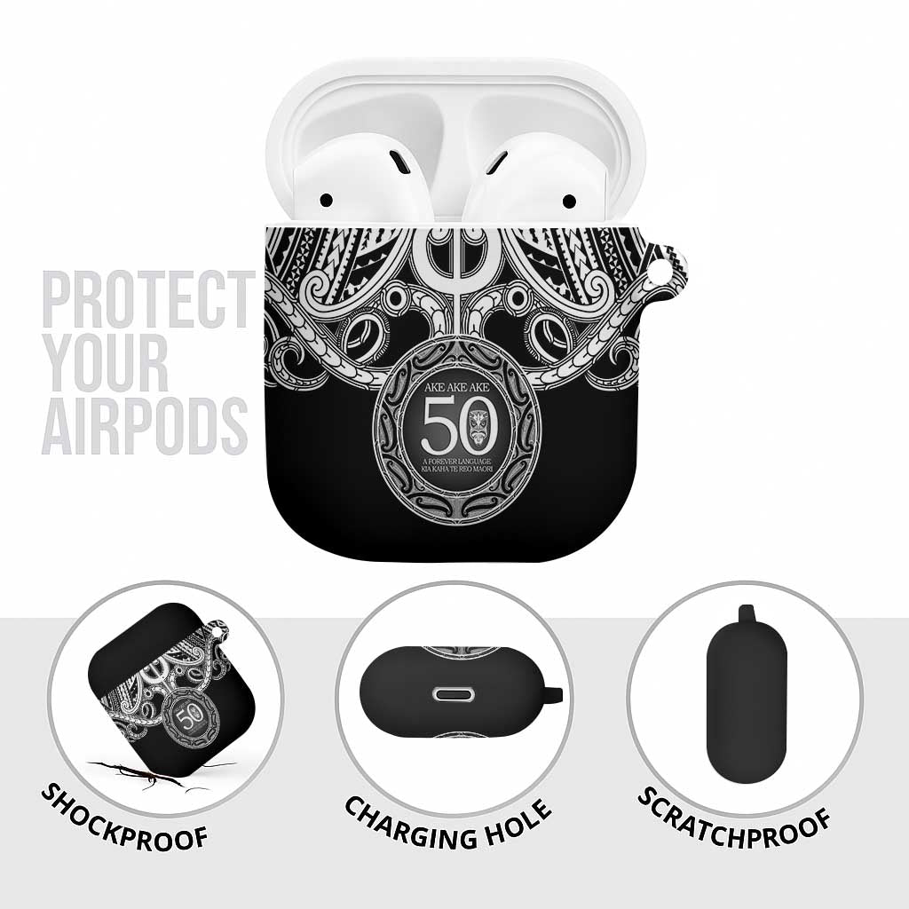 Kia Kaha Te Reo Maori New Zealand AirPods Case 50th Anniversary Ake Ake Ake - Vibe Hoodie