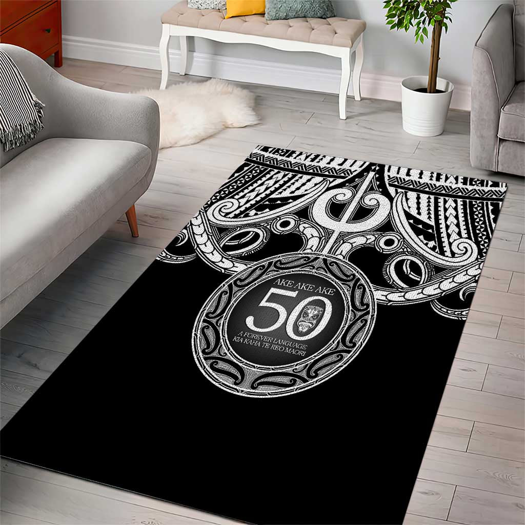 Kia Kaha Te Reo Maori New Zealand Area Rug 50th Anniversary Ake Ake Ake - Vibe Hoodie
