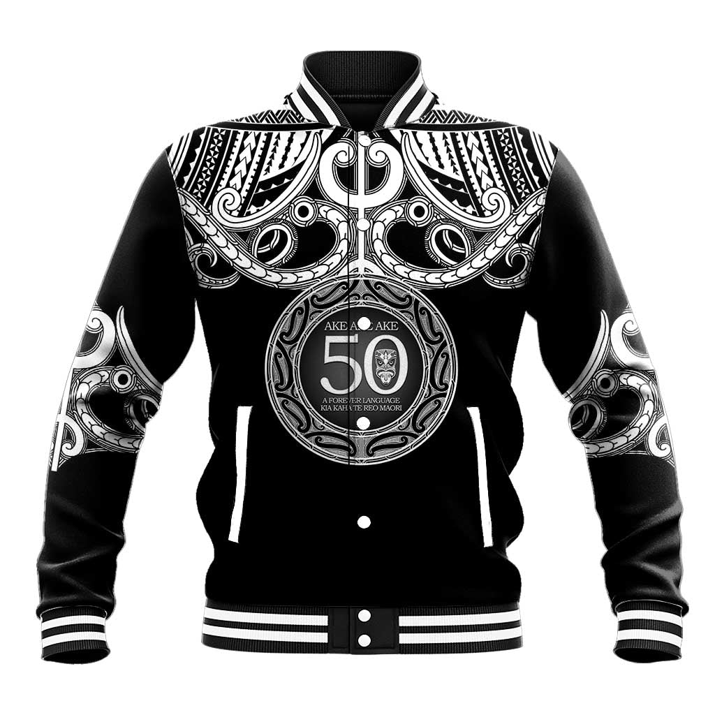 Kia Kaha Te Reo Maori New Zealand Baseball Jacket 50th Anniversary Ake Ake Ake - Vibe Hoodie