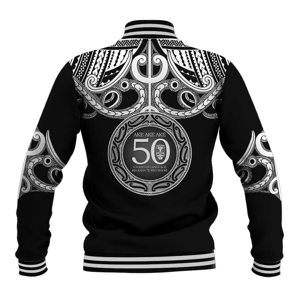 Kia Kaha Te Reo Maori New Zealand Baseball Jacket 50th Anniversary Ake Ake Ake - Vibe Hoodie