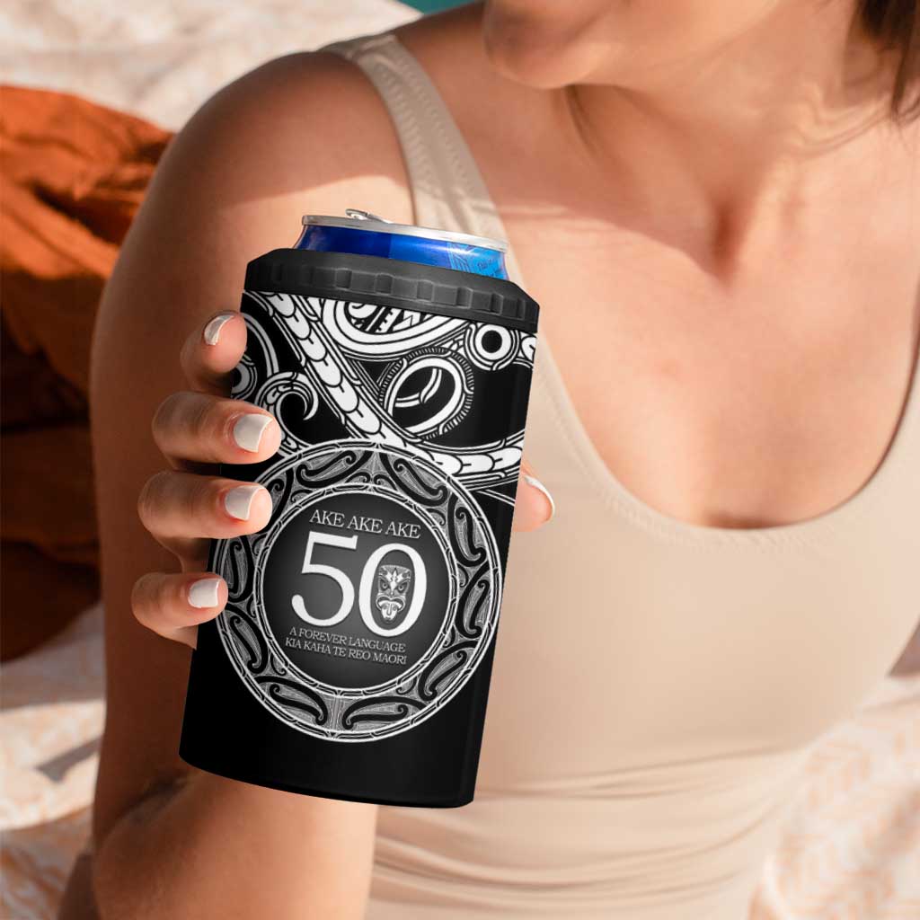 Kia Kaha Te Reo Maori New Zealand 4 in 1 Can Cooler Tumbler 50th Anniversary Ake Ake Ake - Vibe Hoodie