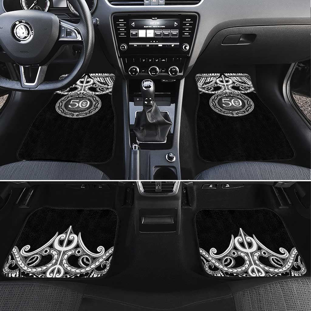 Kia Kaha Te Reo Maori New Zealand Car Mats 50th Anniversary Ake Ake Ake - Vibe Hoodie