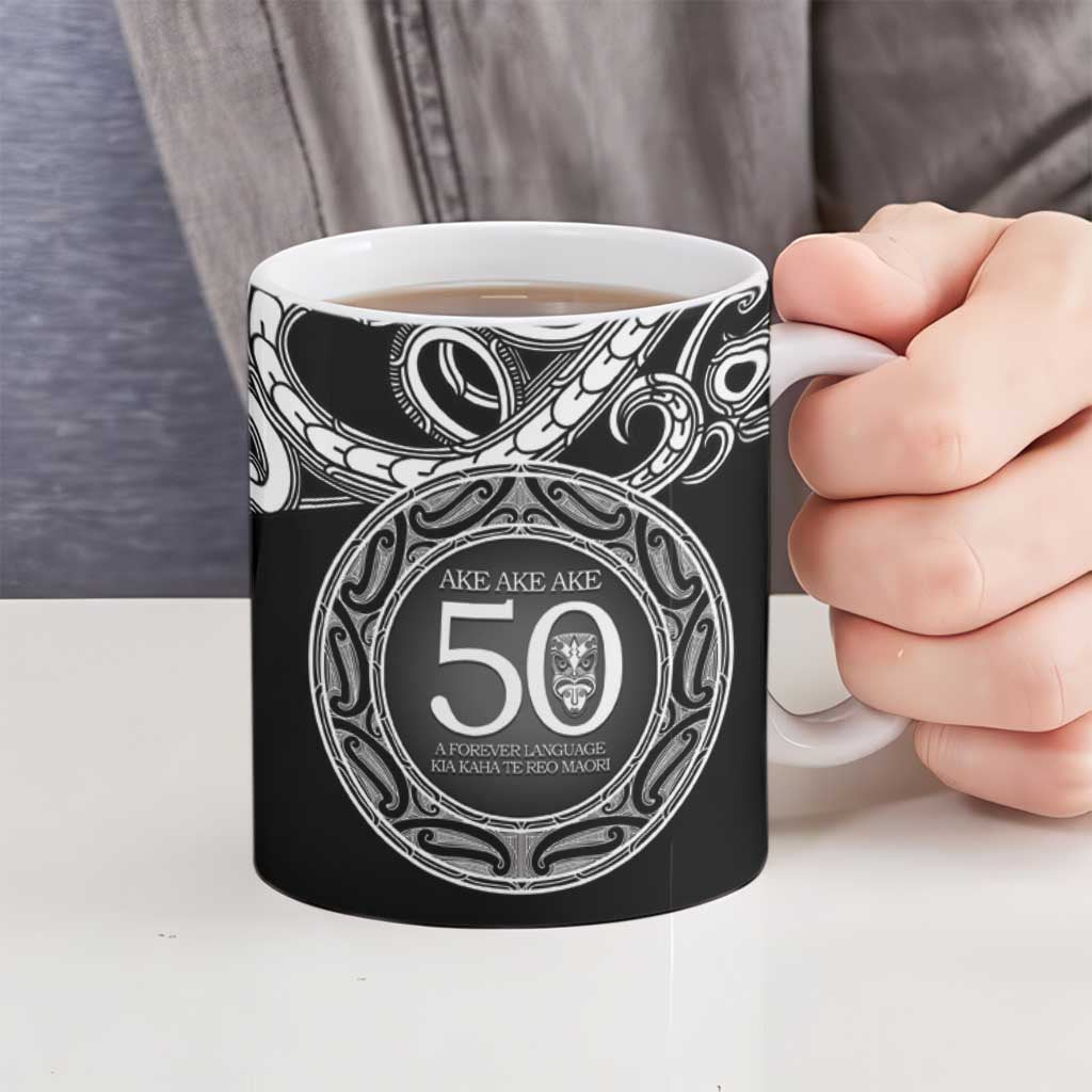 Kia Kaha Te Reo Maori New Zealand Ceramic Mug 50th Anniversary Ake Ake Ake - Vibe Hoodie