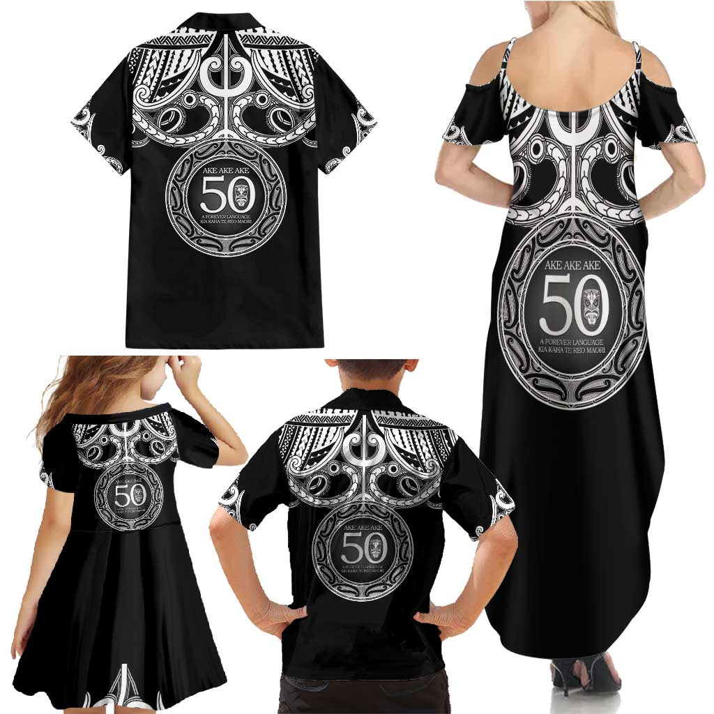 Kia Kaha Te Reo Maori New Zealand Family Matching Summer Maxi Dress and Hawaiian Shirt 50th Anniversary Ake Ake Ake - Vibe Hoodie