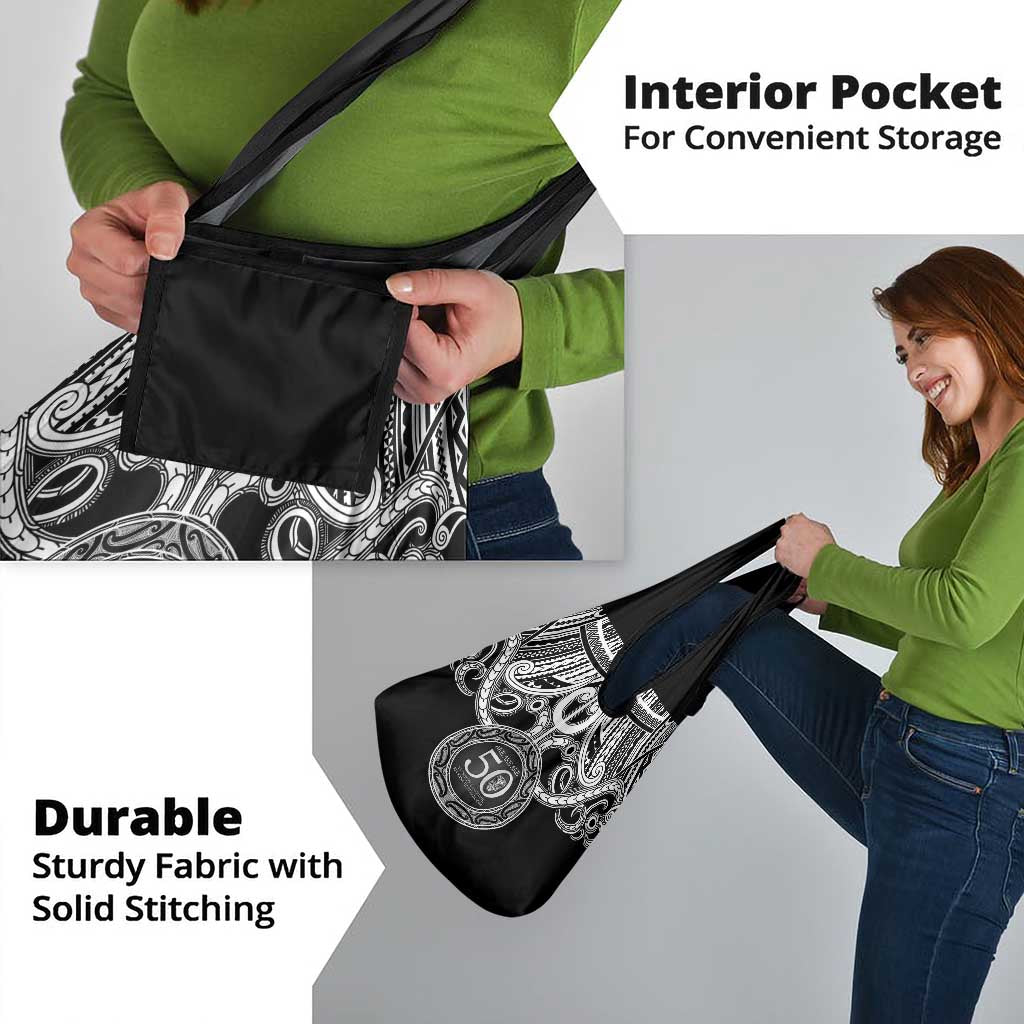 Kia Kaha Te Reo Maori New Zealand Grocery Bag 50th Anniversary Ake Ake Ake - Vibe Hoodie