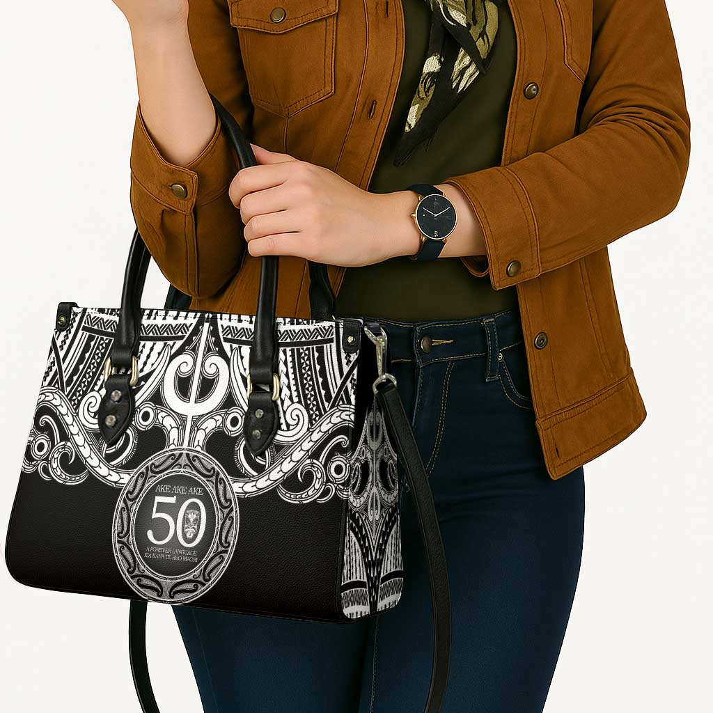 Kia Kaha Te Reo Maori New Zealand Leather Bag 50th Anniversary Ake Ake Ake - Vibe Hoodie