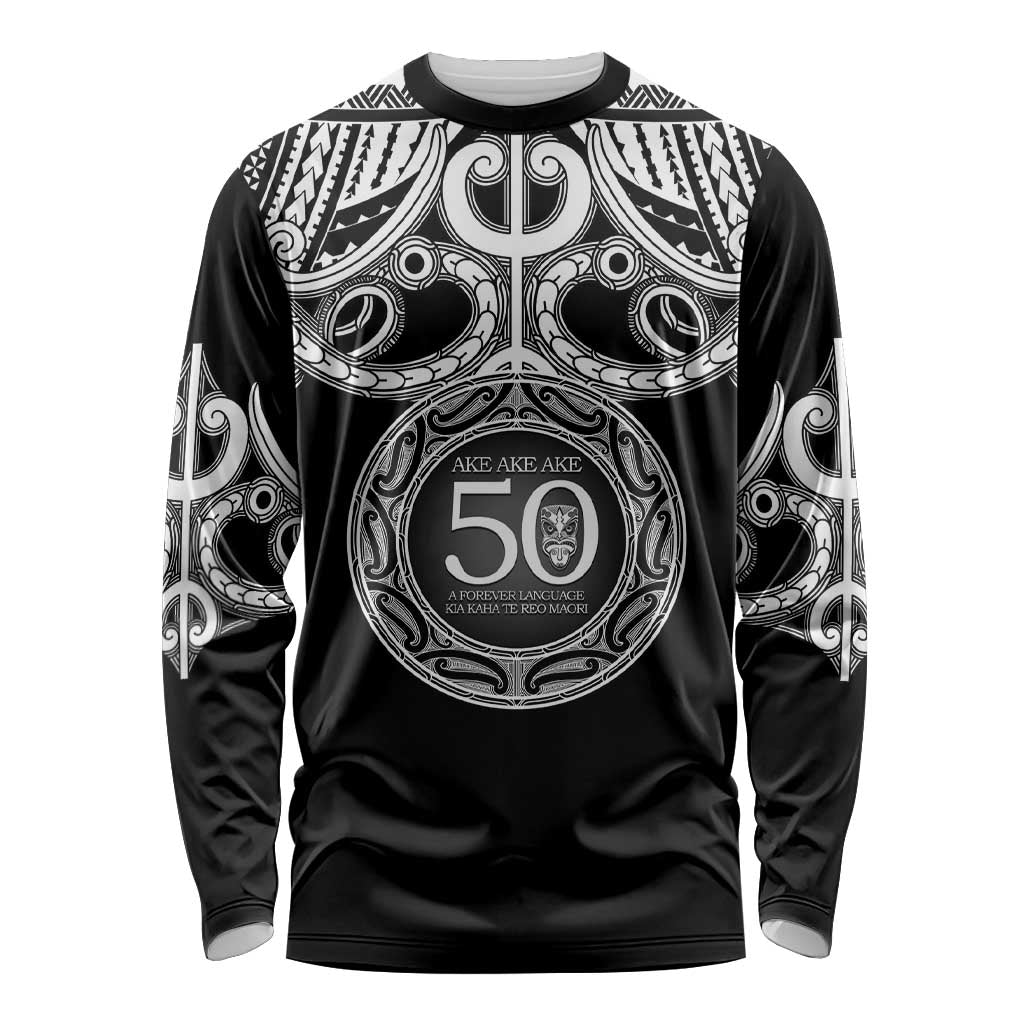 Kia Kaha Te Reo Maori New Zealand Long Sleeve Shirt 50th Anniversary Ake Ake Ake - Vibe Hoodie