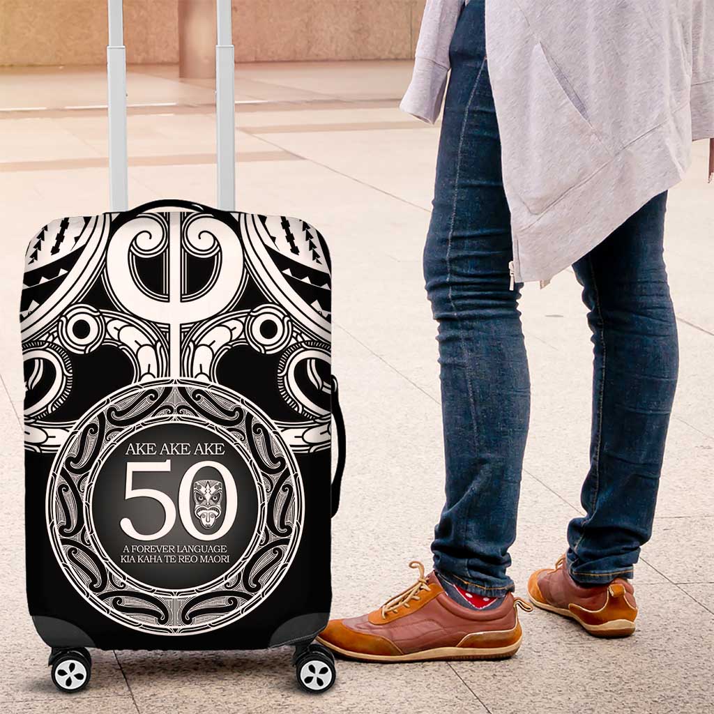 Kia Kaha Te Reo Maori New Zealand Luggage Cover 50th Anniversary Ake Ake Ake - Vibe Hoodie