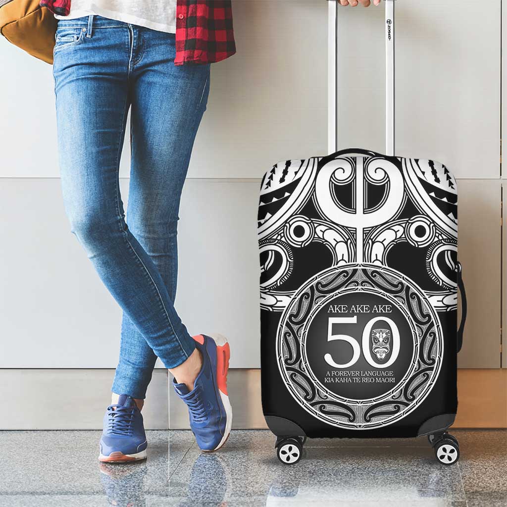 Kia Kaha Te Reo Maori New Zealand Luggage Cover 50th Anniversary Ake Ake Ake - Vibe Hoodie