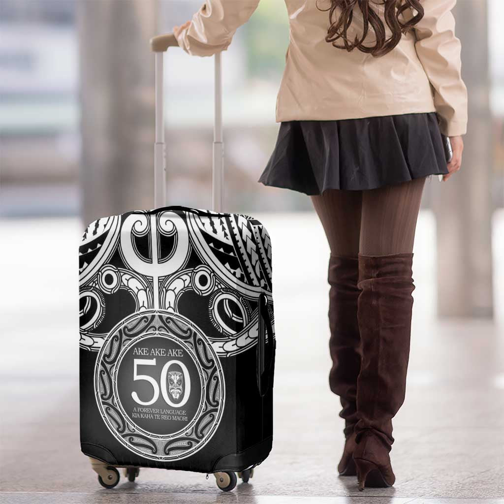 Kia Kaha Te Reo Maori New Zealand Luggage Cover 50th Anniversary Ake Ake Ake - Vibe Hoodie