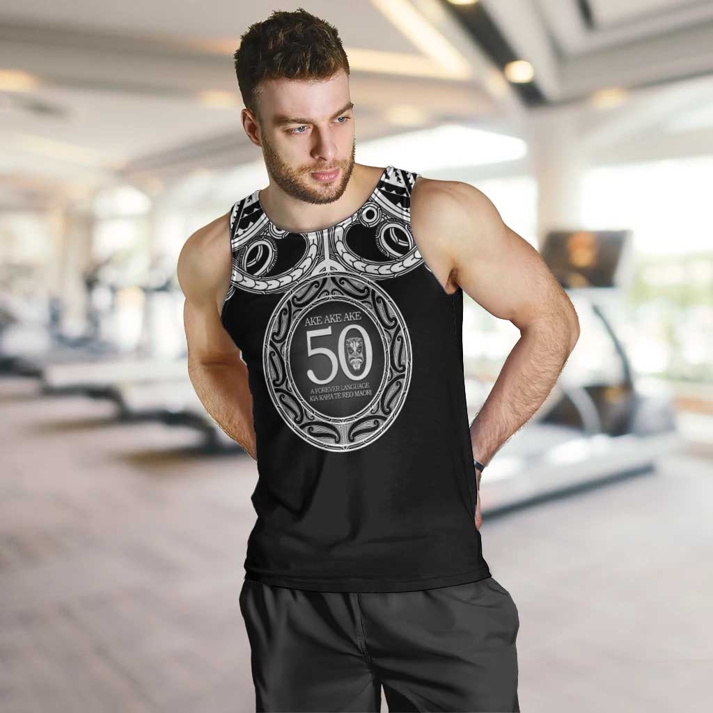 Kia Kaha Te Reo Maori New Zealand Men Tank Top 50th Anniversary Ake Ake Ake - Vibe Hoodie