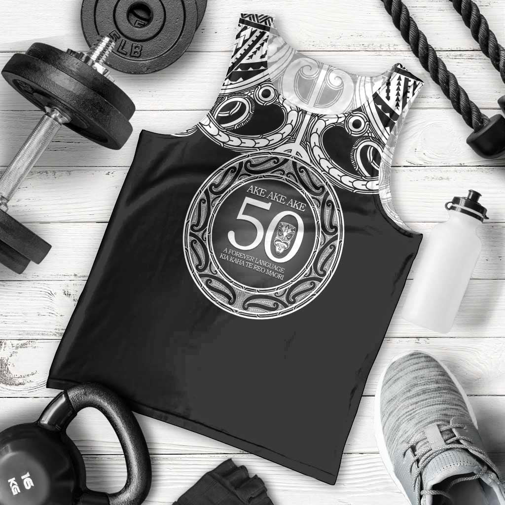 Kia Kaha Te Reo Maori New Zealand Men Tank Top 50th Anniversary Ake Ake Ake - Vibe Hoodie