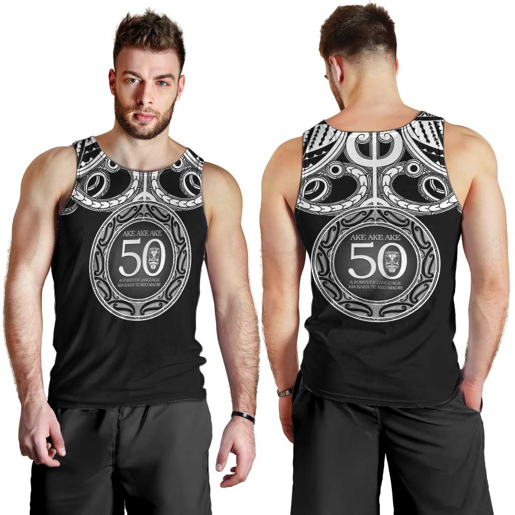 Kia Kaha Te Reo Maori New Zealand Men Tank Top 50th Anniversary Ake Ake Ake - Vibe Hoodie