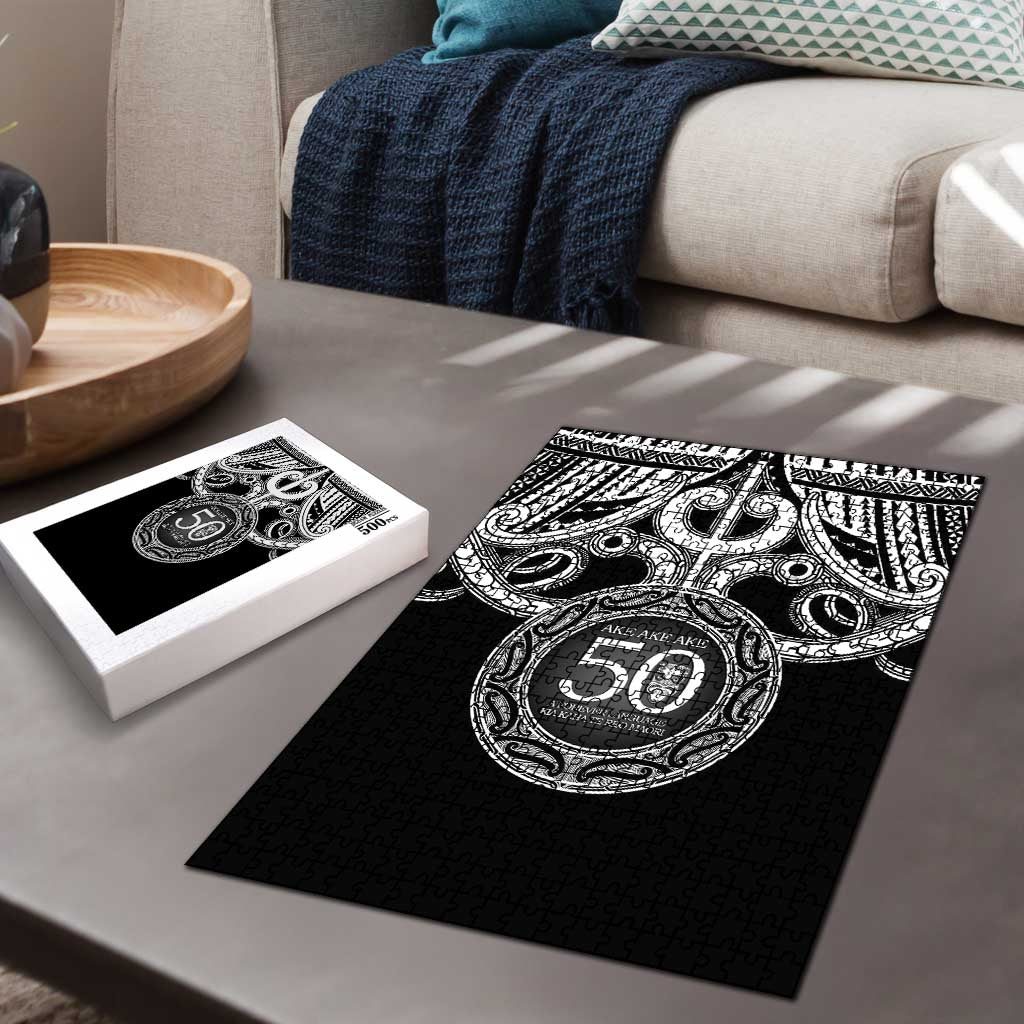 Kia Kaha Te Reo Maori New Zealand Puzzle 50th Anniversary Ake Ake Ake - Vibe Hoodie