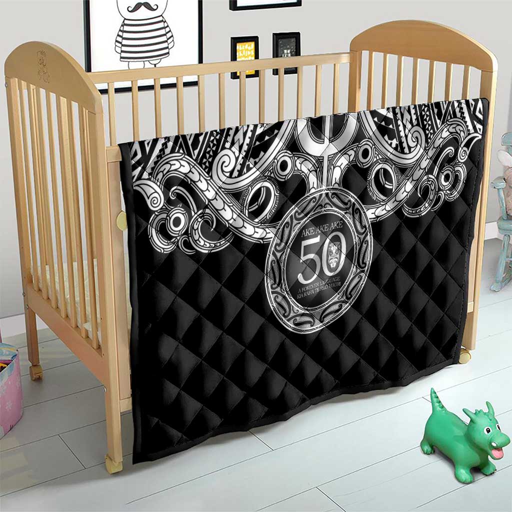 Kia Kaha Te Reo Maori New Zealand Quilt 50th Anniversary Ake Ake Ake - Vibe Hoodie