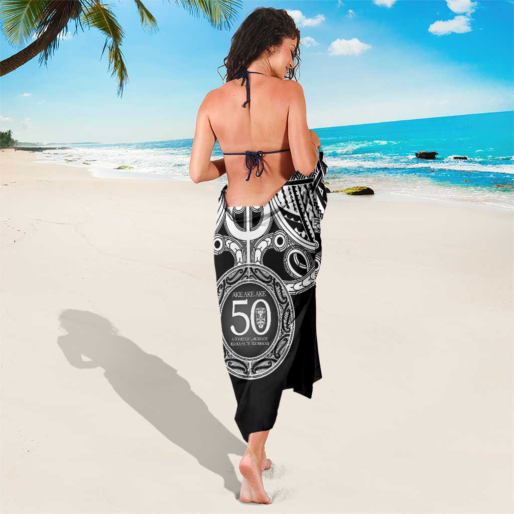 Kia Kaha Te Reo Maori New Zealand Sarong 50th Anniversary Ake Ake Ake - Vibe Hoodie