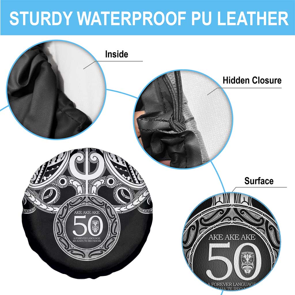 Kia Kaha Te Reo Maori New Zealand Spare Tire Cover 50th Anniversary Ake Ake Ake - Vibe Hoodie