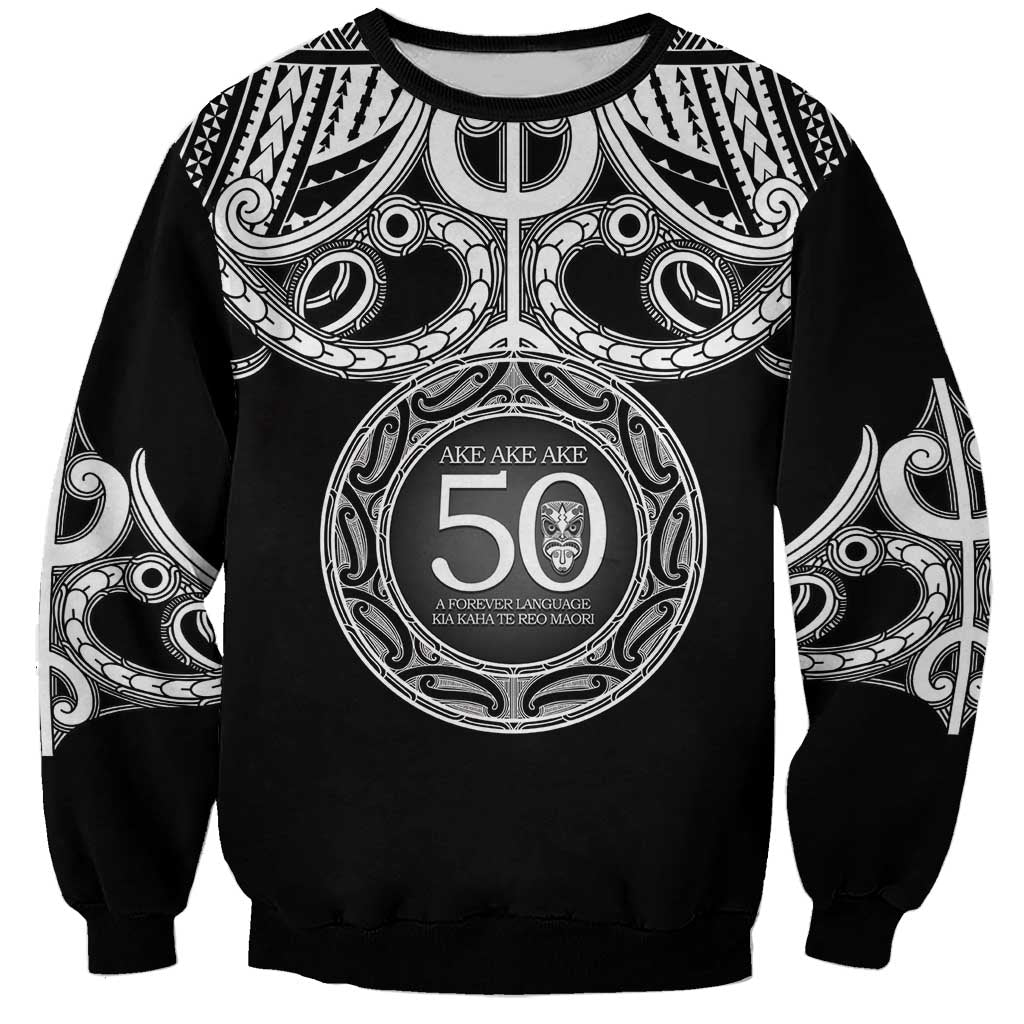 Kia Kaha Te Reo Maori New Zealand Sweatshirt 50th Anniversary Ake Ake Ake - Vibe Hoodie