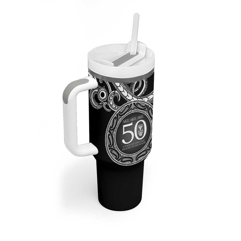 Kia Kaha Te Reo Maori New Zealand Tumbler With Handle 50th Anniversary Ake Ake Ake - Vibe Hoodie