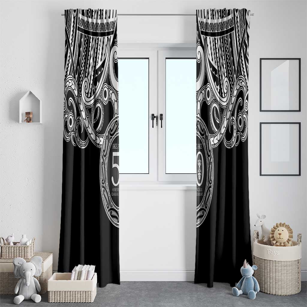 Kia Kaha Te Reo Maori New Zealand Window Curtain 50th Anniversary Ake Ake Ake - Vibe Hoodie