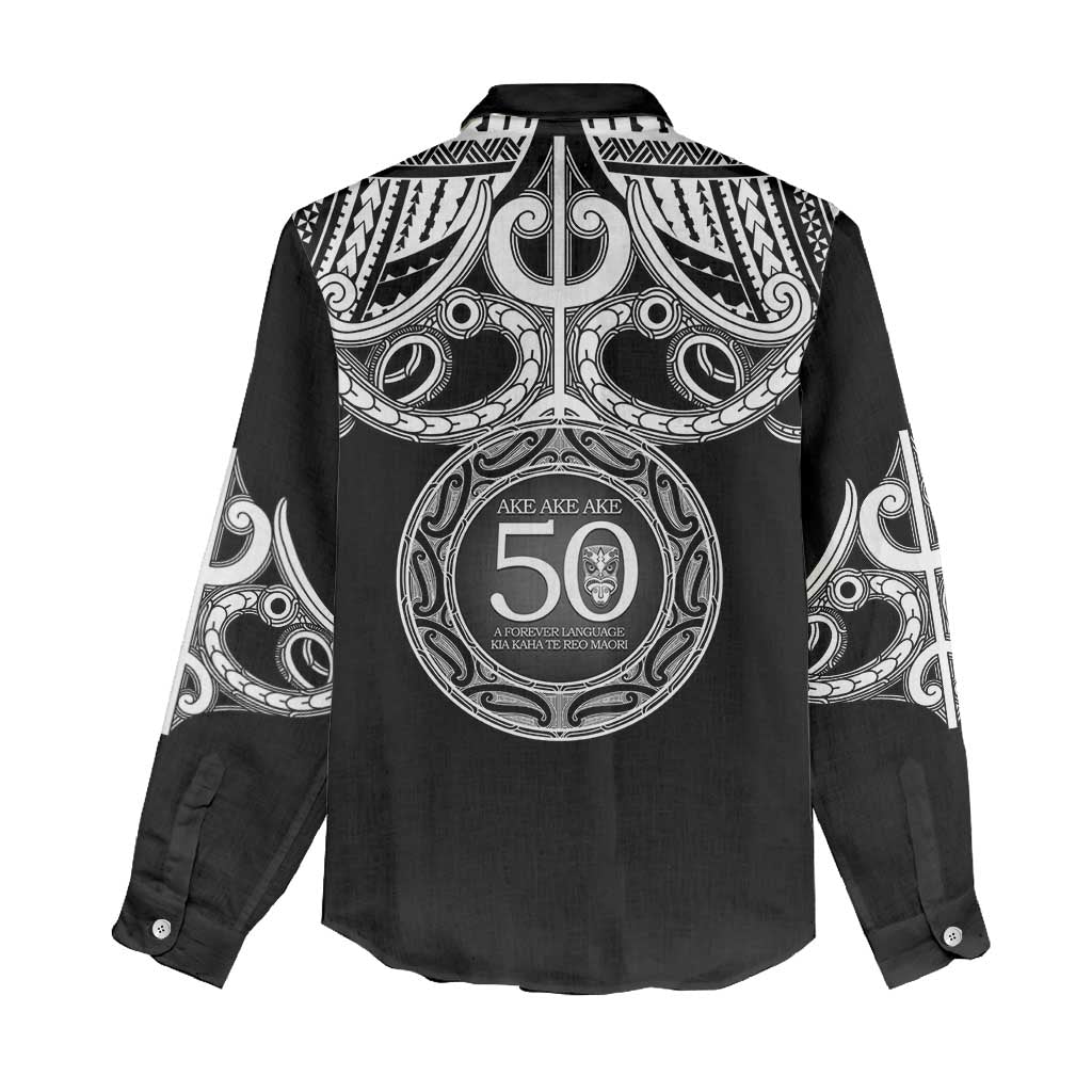 Kia Kaha Te Reo Maori New Zealand Women Casual Shirt 50th Anniversary Ake Ake Ake - Vibe Hoodie