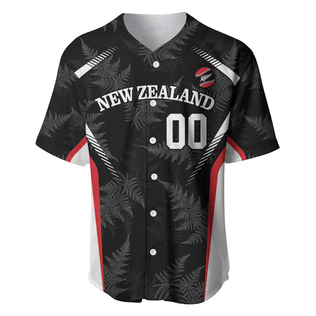 Custom New Zealand Silver Fern Softball Baseball Jersey Go Aotearoa - Vibe Hoodie Shop