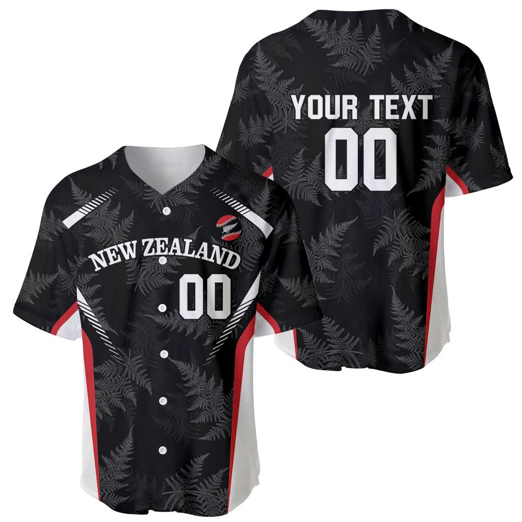 Custom New Zealand Silver Fern Softball Baseball Jersey Go Aotearoa - Vibe Hoodie Shop