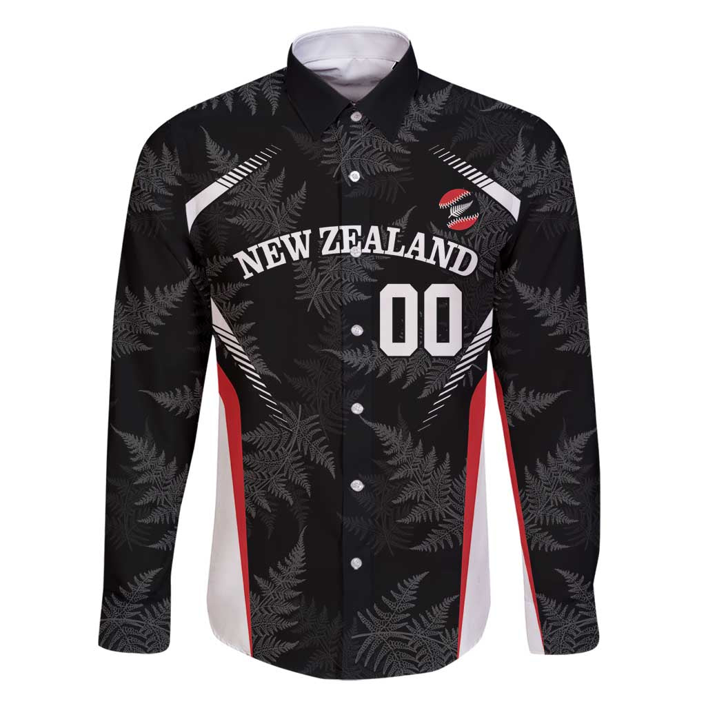 Custom New Zealand Silver Fern Softball Family Matching Long Sleeve Bodycon Dress and Hawaiian Shirt Go Aotearoa