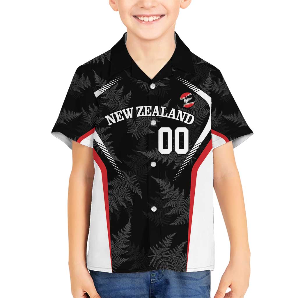 Custom New Zealand Silver Fern Softball Family Matching Long Sleeve Bodycon Dress and Hawaiian Shirt Go Aotearoa