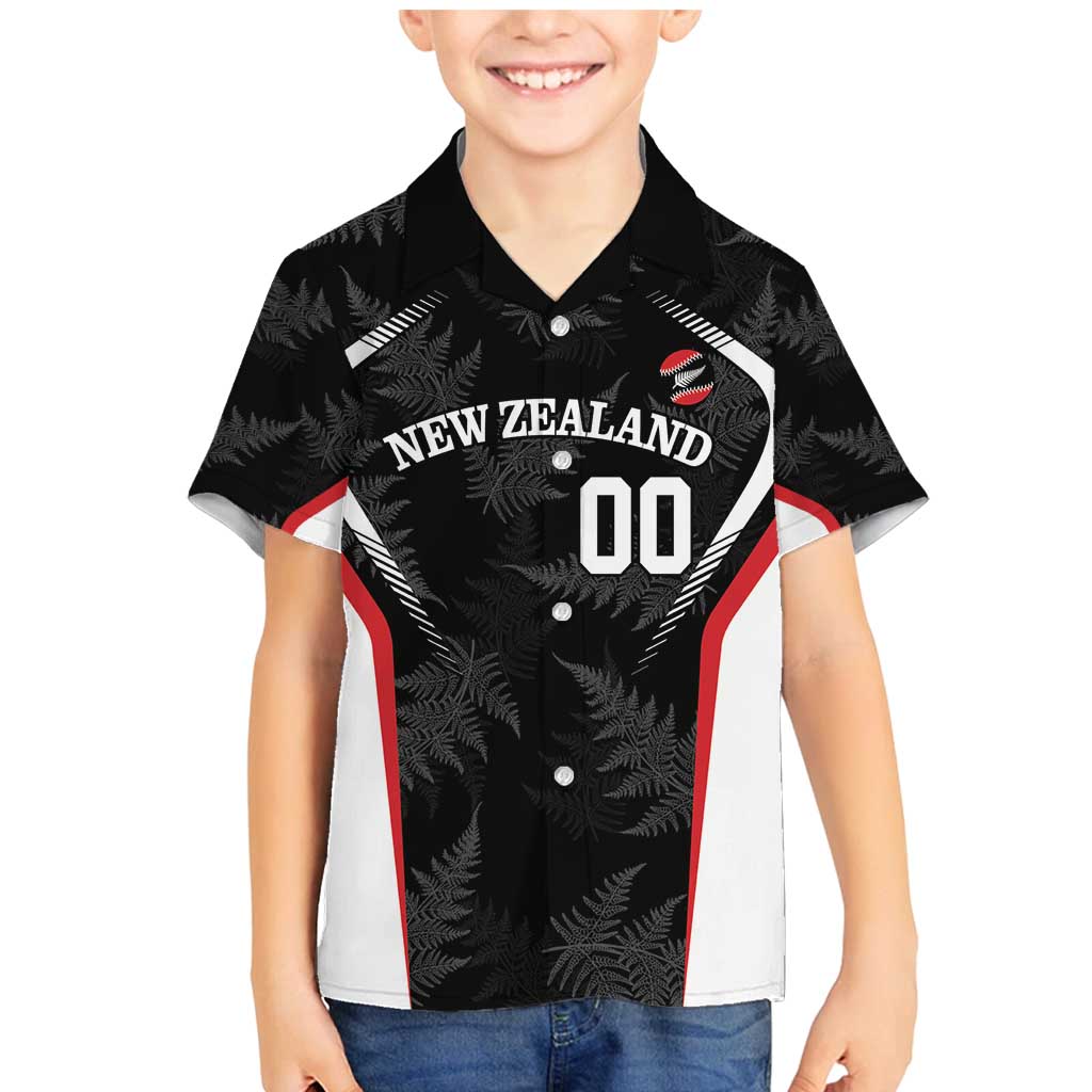 Custom New Zealand Silver Fern Softball Family Matching Mermaid Dress and Hawaiian Shirt Go Aotearoa