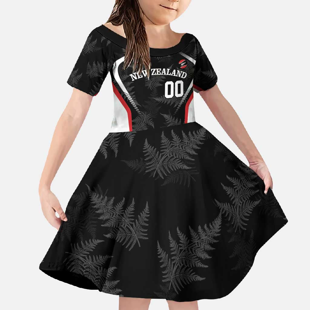 Custom New Zealand Silver Fern Softball Family Matching Off Shoulder Maxi Dress and Hawaiian Shirt Go Aotearoa