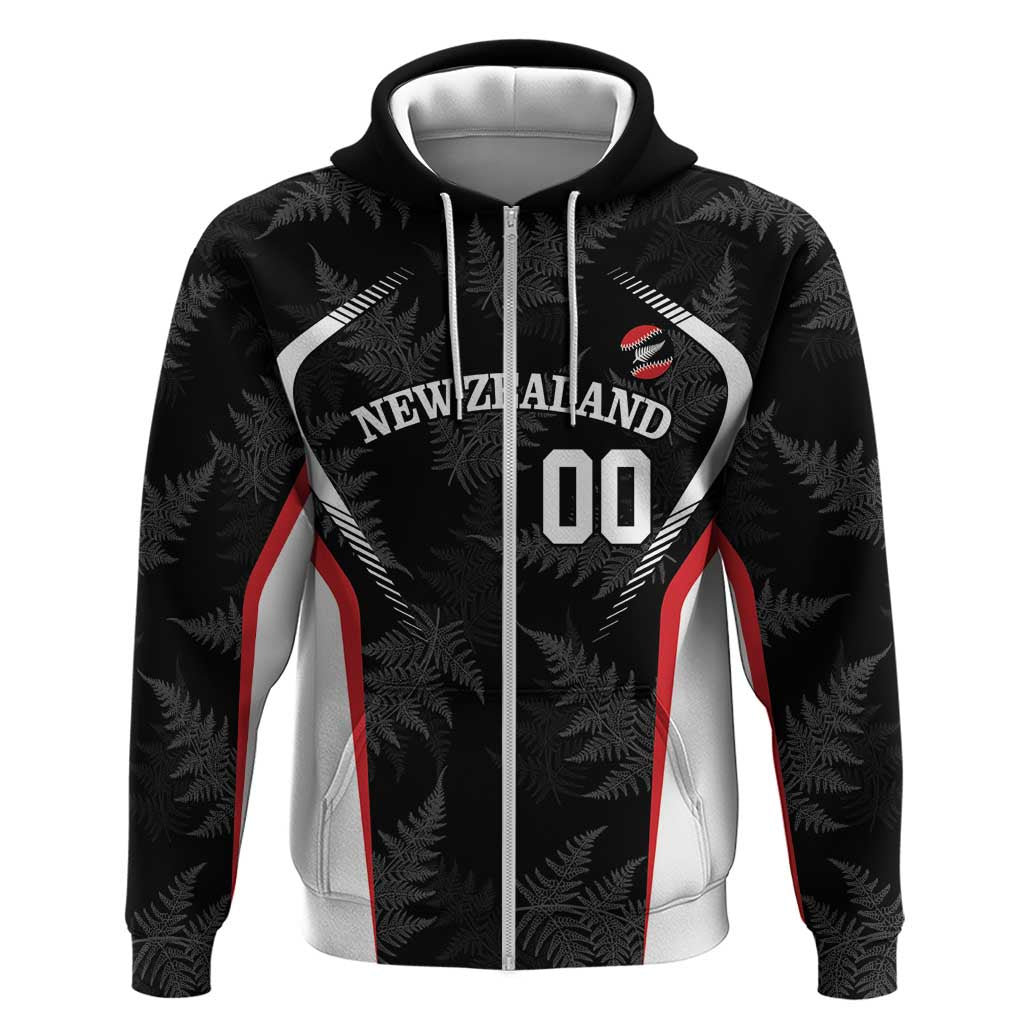 Custom New Zealand Silver Fern Softball Hoodie Go Aotearoa - Vibe Hoodie Shop