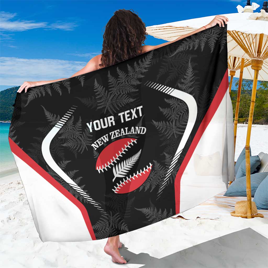 Custom New Zealand Silver Fern Softball Sarong Go Aotearoa - Vibe Hoodie Shop