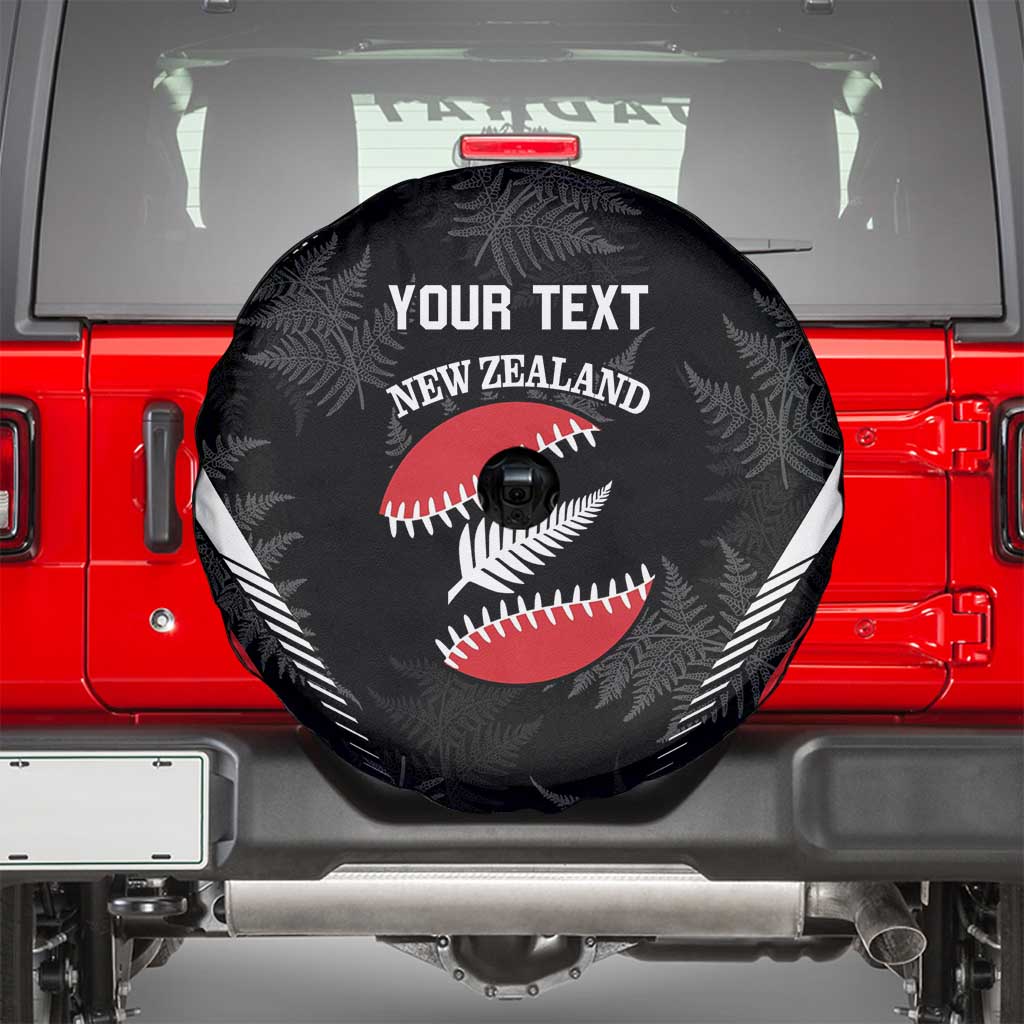 Custom New Zealand Silver Fern Softball Spare Tire Cover Go Aotearoa - Vibe Hoodie Shop