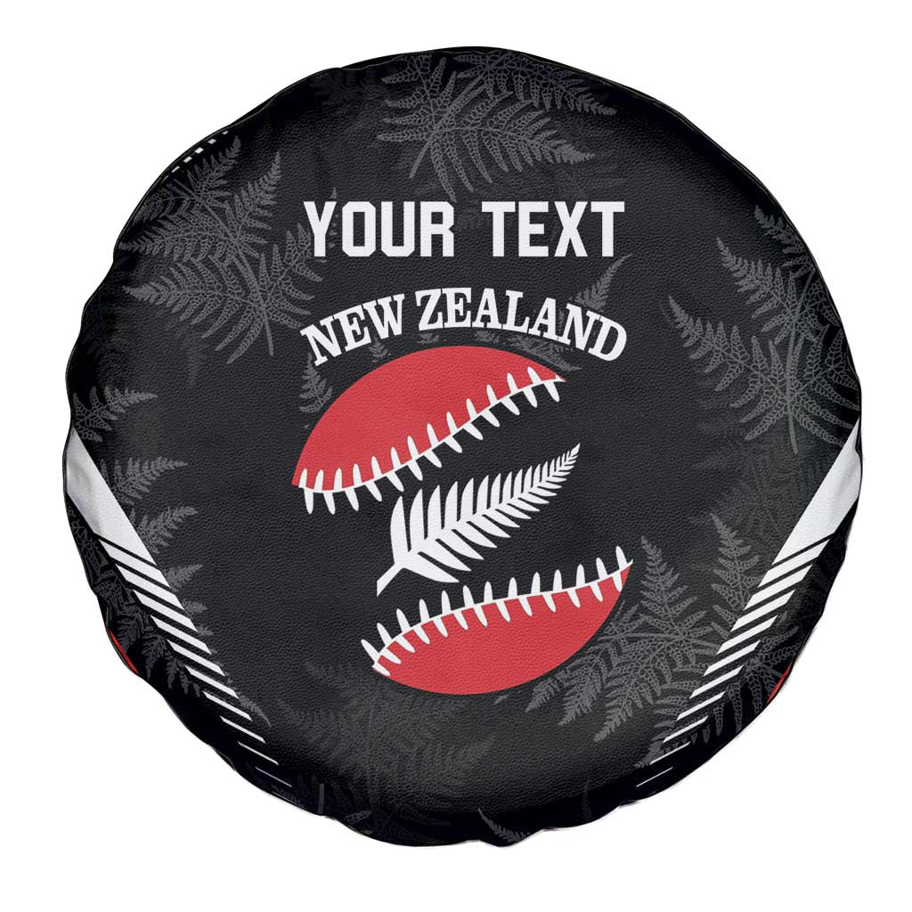 Custom New Zealand Silver Fern Softball Spare Tire Cover Go Aotearoa - Vibe Hoodie Shop