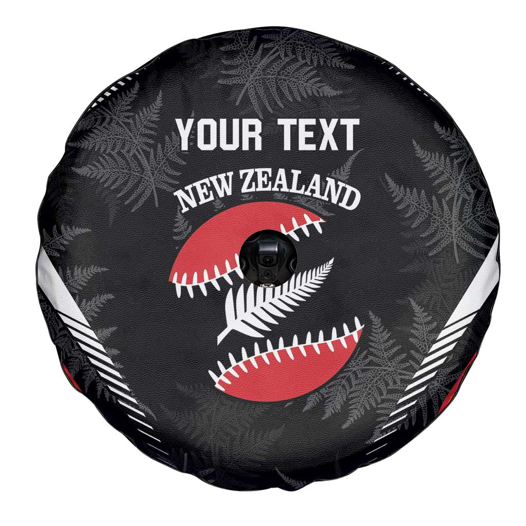 Custom New Zealand Silver Fern Softball Spare Tire Cover Go Aotearoa - Vibe Hoodie Shop